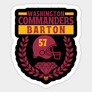 Washington Commanders Barton 57 Edition 2 Sticker